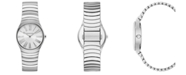 BCBGMAXAZRIA Ladies Round Silver Stainless Steel Bracelet Watch, 33mm
